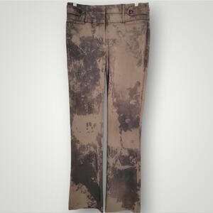 Candies Bootcut Pants Size 5 Tan Tie Dye Stretch Medium Rise Cowgirl Western